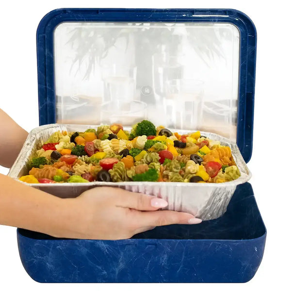 Classic Set - Pan Frame w/ Lid & Serving Spoon - Blue Marble