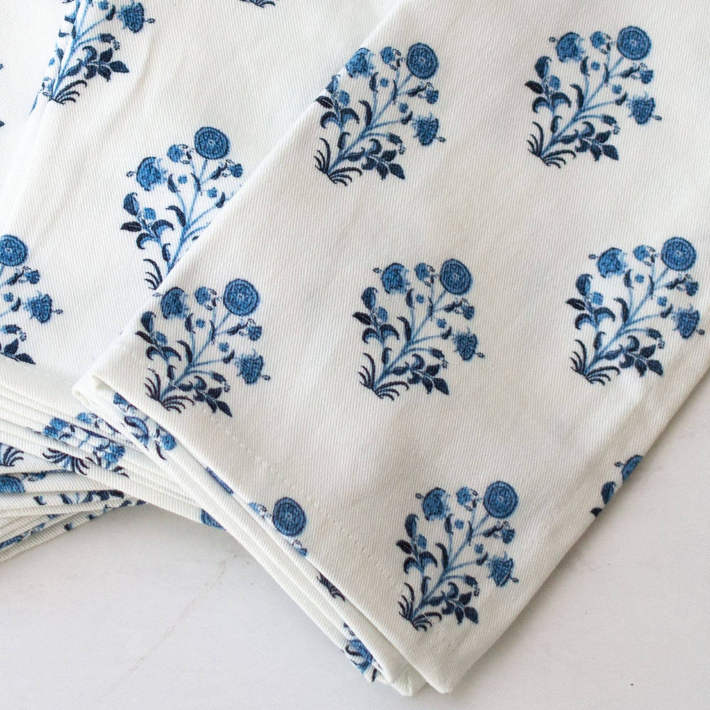 Tajik Home LLC Isabella Block Print Napkins - Thumbnail 5