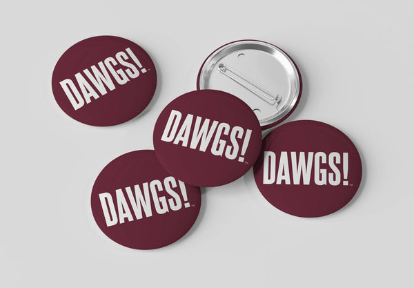 Mississippi State Dawgs Button