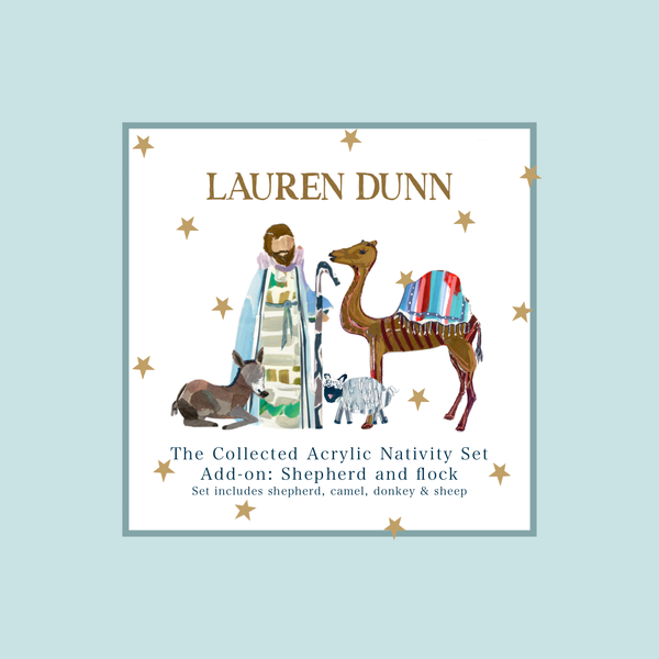 The Collected Nativity Add-On: Shepherd and Flock: LARGE