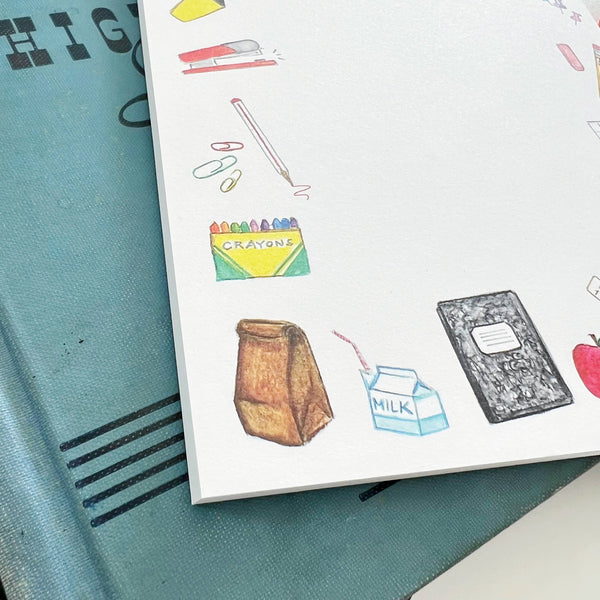 School Days Large Notepads