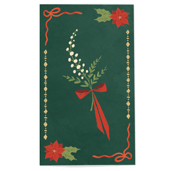 Double-sided Christmas Floral Match Box