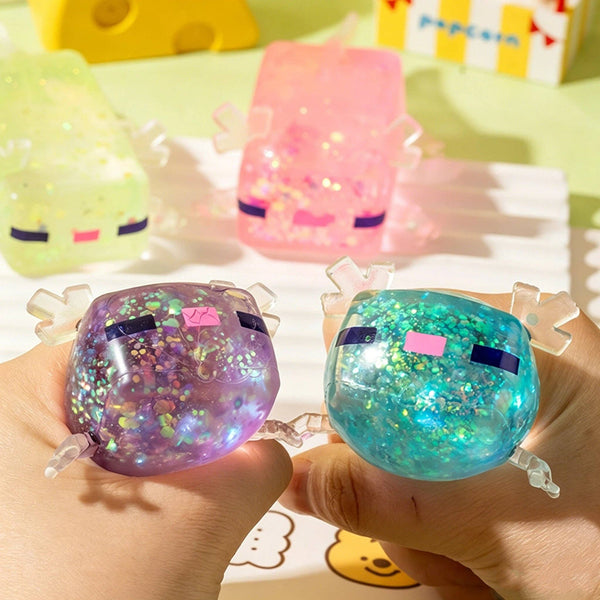 Cute Colorful Axolotl Squishy