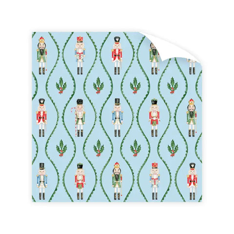 Dogwood Hill Classic Nutcrackers Wrapping Paper Sheet