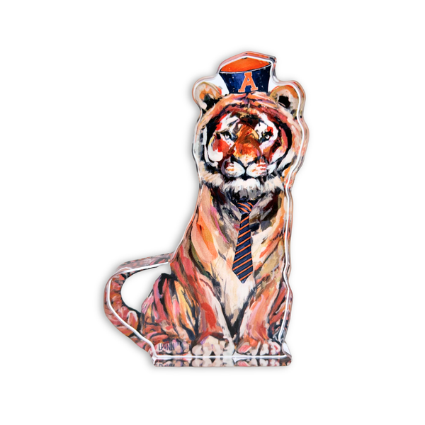 AUBURN TIGER ACRYLIC CUTOUT: Bitty