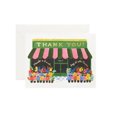 Rifle Paper Flower Shop Thank You Card