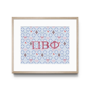 Pi Beta Phi Art Print, Sorority: 5x7