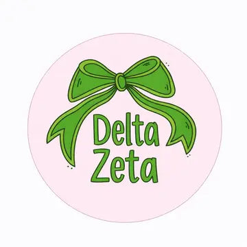 Big Bow Sorority Button