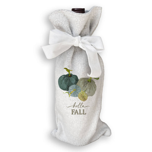 Meadow Pumpkins with Hello Fall: Dishtowel / -