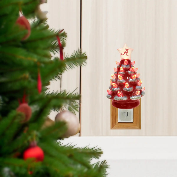 6.5" Alabama Xmas Tree Nite Lite