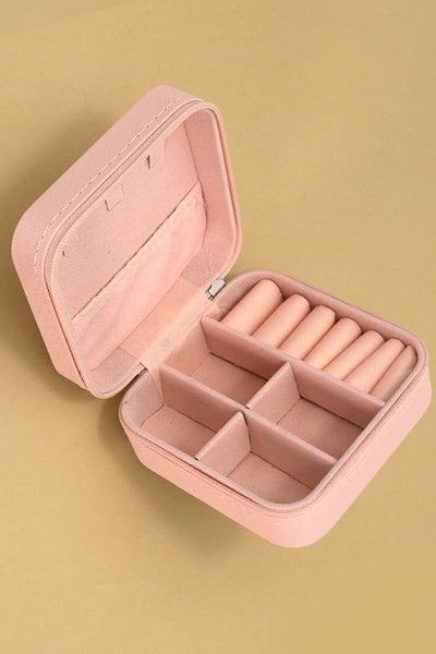 JEWELRY ORGANIZER TRAVEL BOX CASE - Off White
