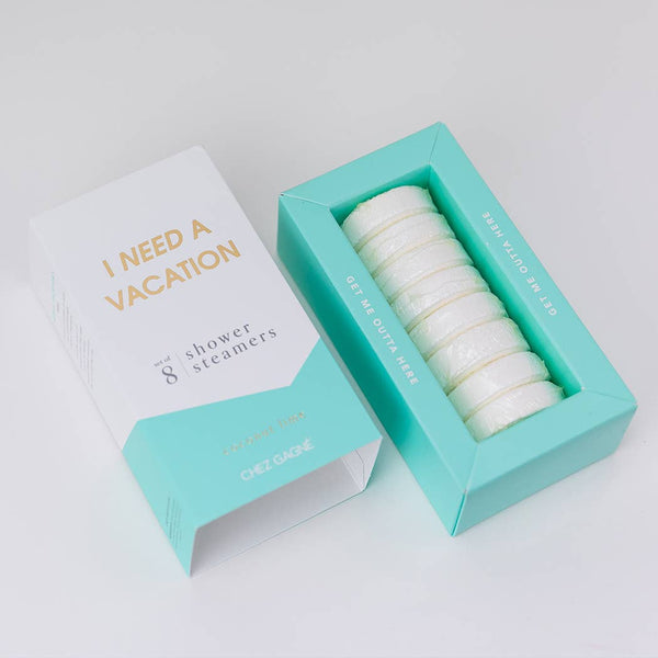 I Need A Vacation - Aromatherapy Shower Steamers - Coconut Lime - Set of 8