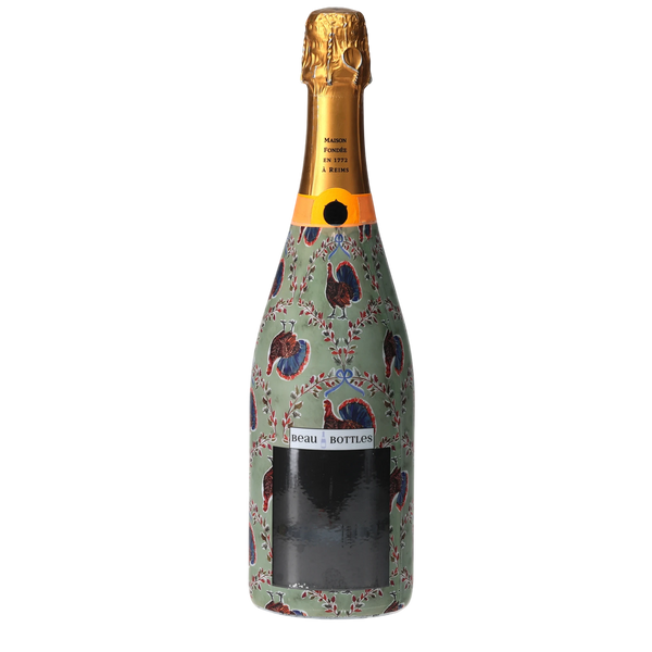 Autumn Turkey Trellis Champagne Bottle Wrap