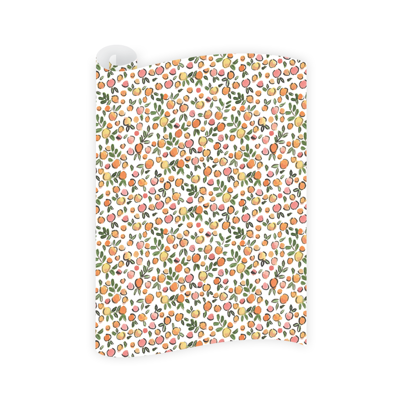 Citrus Tree Wrapping Paper Roll
