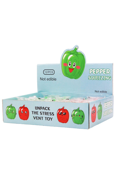 Bell Pepper Vegetable Soft Slime Filled Squishy