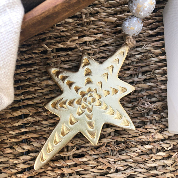 Blessing Beads With Star Of Bethlehem: Grey