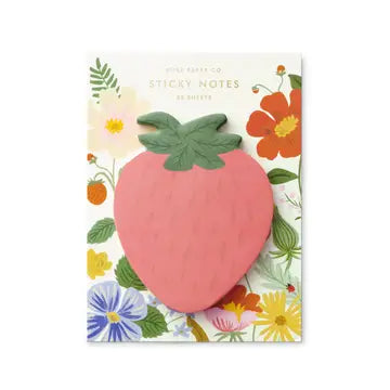 Rifle Paper Strawberry Sticky Notes