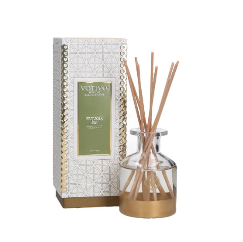 Votivo Sequoia Fir Holiday Reed Diffuser