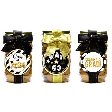 Graduation Pint Jar Chocolate Chip Cookies