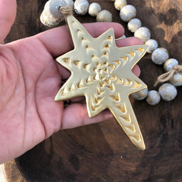 Blessing Beads With Star Of Bethlehem: Grey