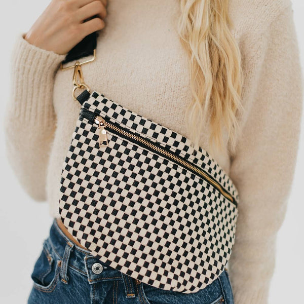 Westlyn Woven Bum Bag: Gray