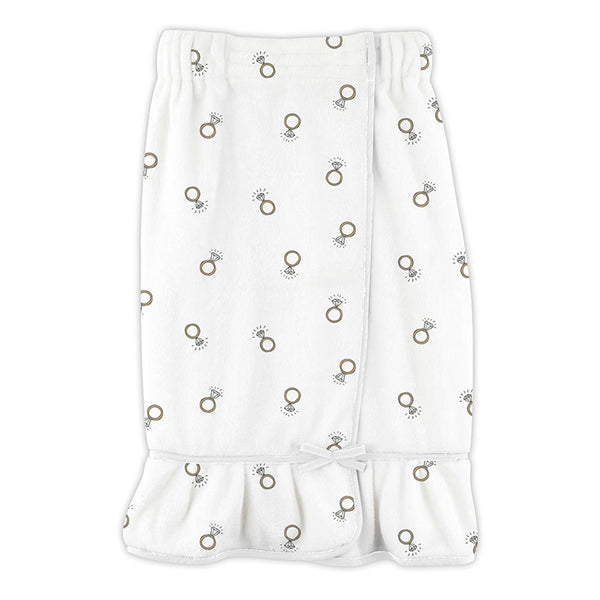 Spa Wrap - White Rings