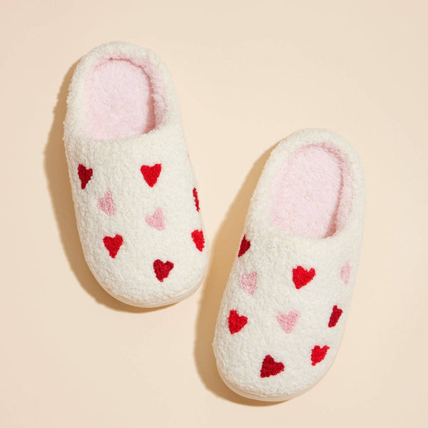 Kids’ Multi-Hearts Slippers