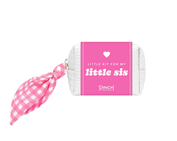 Little Sis Minimergency Kit | Sorority, Rush, Bid Week Greek: Blue Gingham