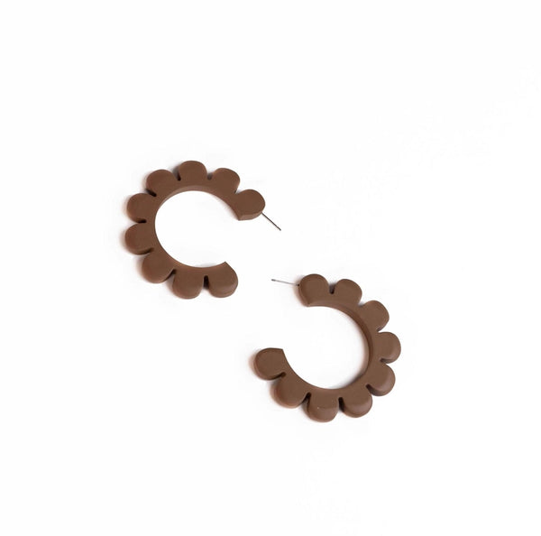 Sunshine Tienda Flower Outline Hoops