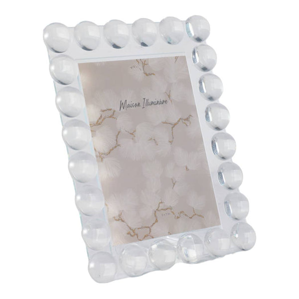 Crystal Bubble Spherical Border Photo Frame - Clear, 5x7 in.