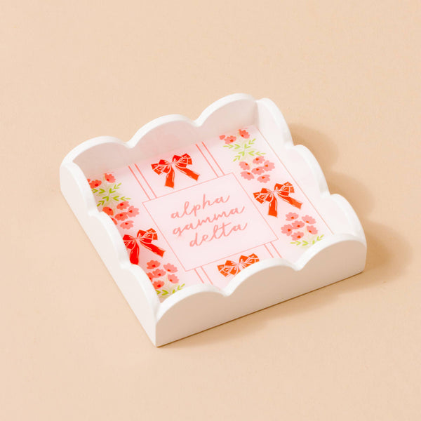 Sorority Scallop Trinket Tray
