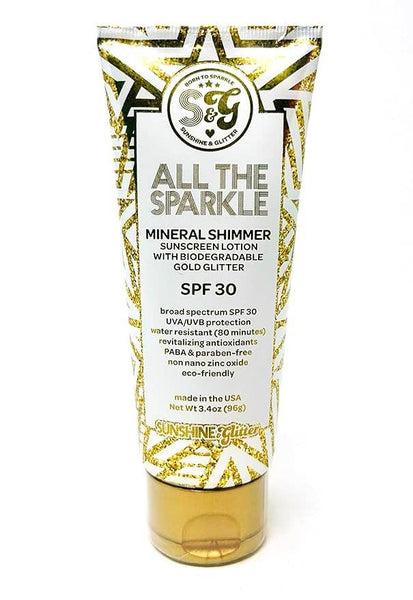 All the Sparkle Mineral Shimmer Sunscreen SPF 30