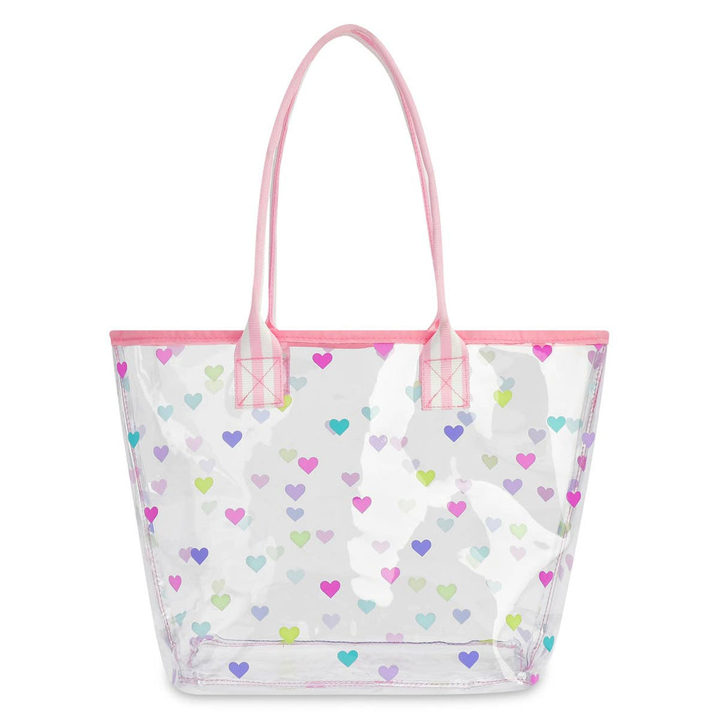 Heart Confetti Clear Tote Bag - Thumbnail 3