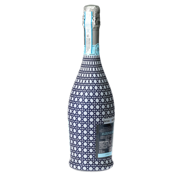 Beau Bottles Navy and White Cane - Prosecco Collection