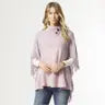 Courtney Split Mock Neck Poncho