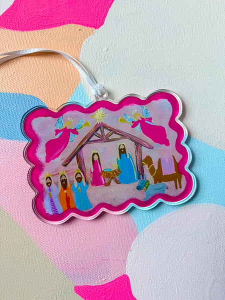 Joy to the World Acrylic Ornament