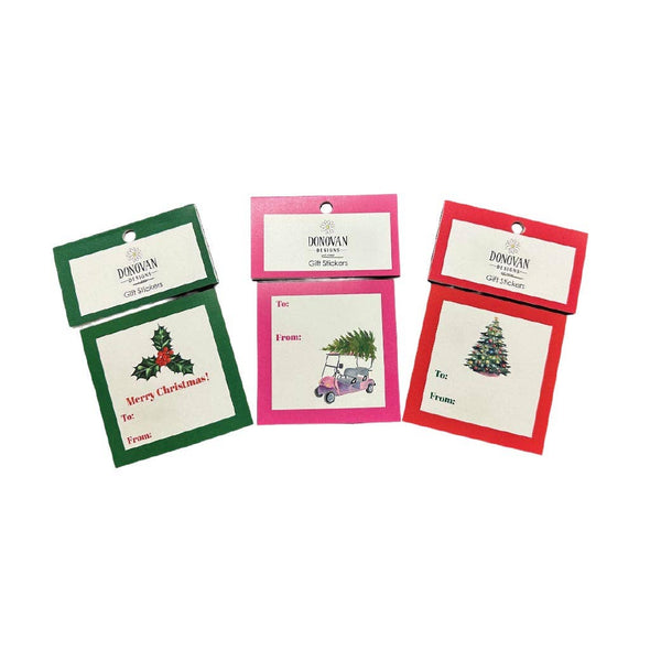HOLIDAY GIFT STICKERS: JOY