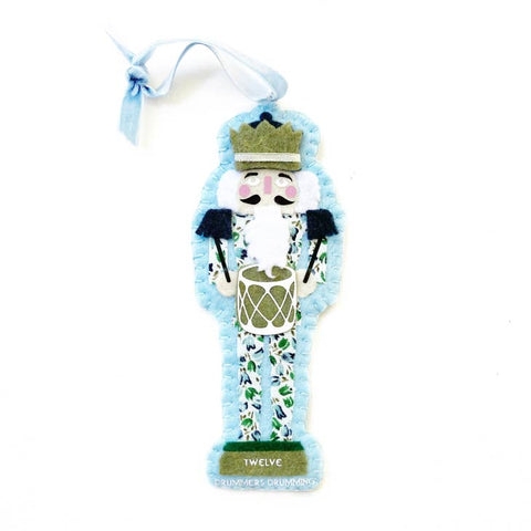 Felt Nutcracker Drummer Ornament