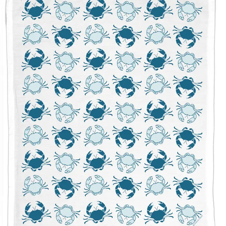 Blue Crabs, Organic Cotton Hand Towel Coast & Cotton