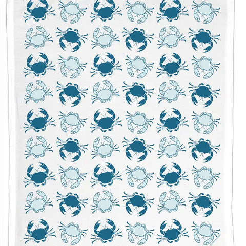 Blue Crabs, Organic Cotton Hand Towel Coast & Cotton