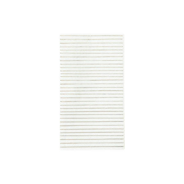 Silver Stripe Dinner Napkin