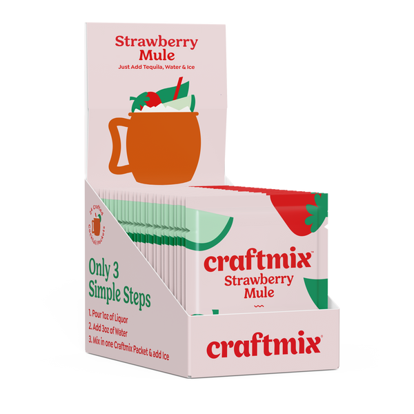 Strawberry Mule Cocktail / Mocktail Mixer Single