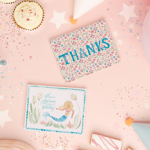 THANKS Greeting Card: Box Set of 8