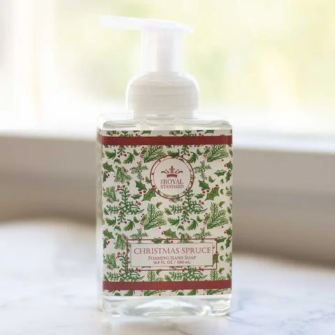 Christmas Spruce Foaming Hand Soap Winter Pine Scented 16.9 oz