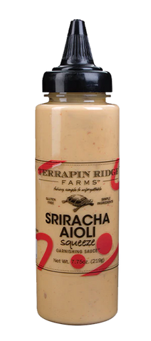 Siracha Aoli Garnishing Squeeze - Terrapin Ridge Farms