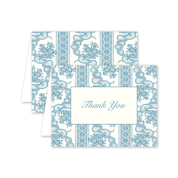 Raleigh Floral Thank You: Boxed Set - 8 Cards & Envelopes