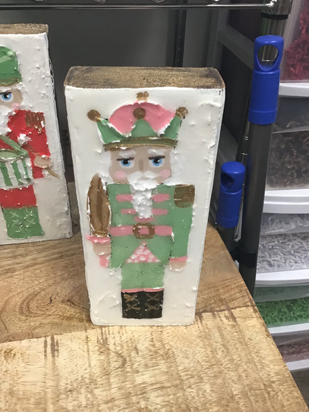 3.5x8 Karen Marcum Nutcracker Wooden Block
