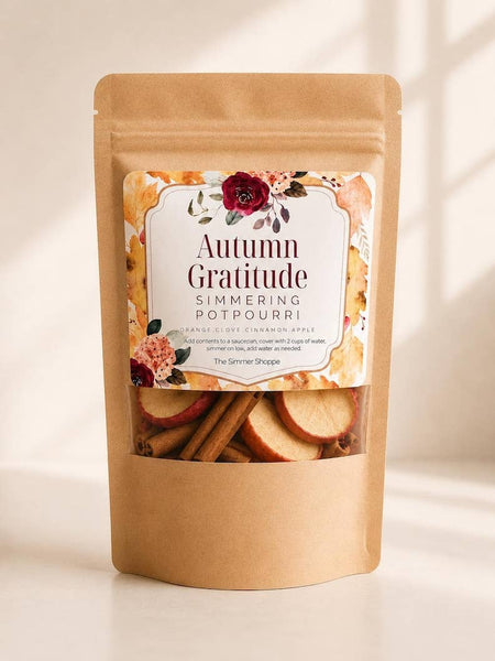 Autumn Gratitude Simmer Pot Kit | Fall Stovetop Potpourri |