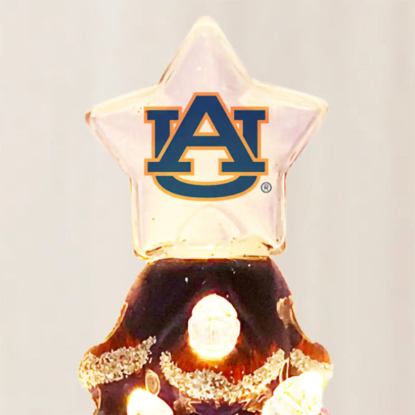 6.5" Auburn Xmas Tree Nite Lite