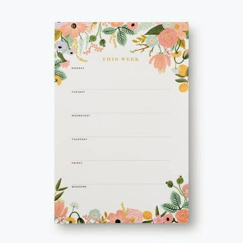 Rifle Garden Party Weekly Notepad
